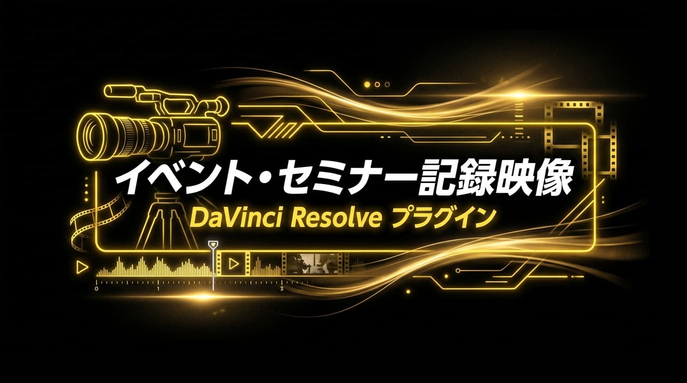 イベント・セミナー記録映像向け DaVinci Resolve プラグイン
