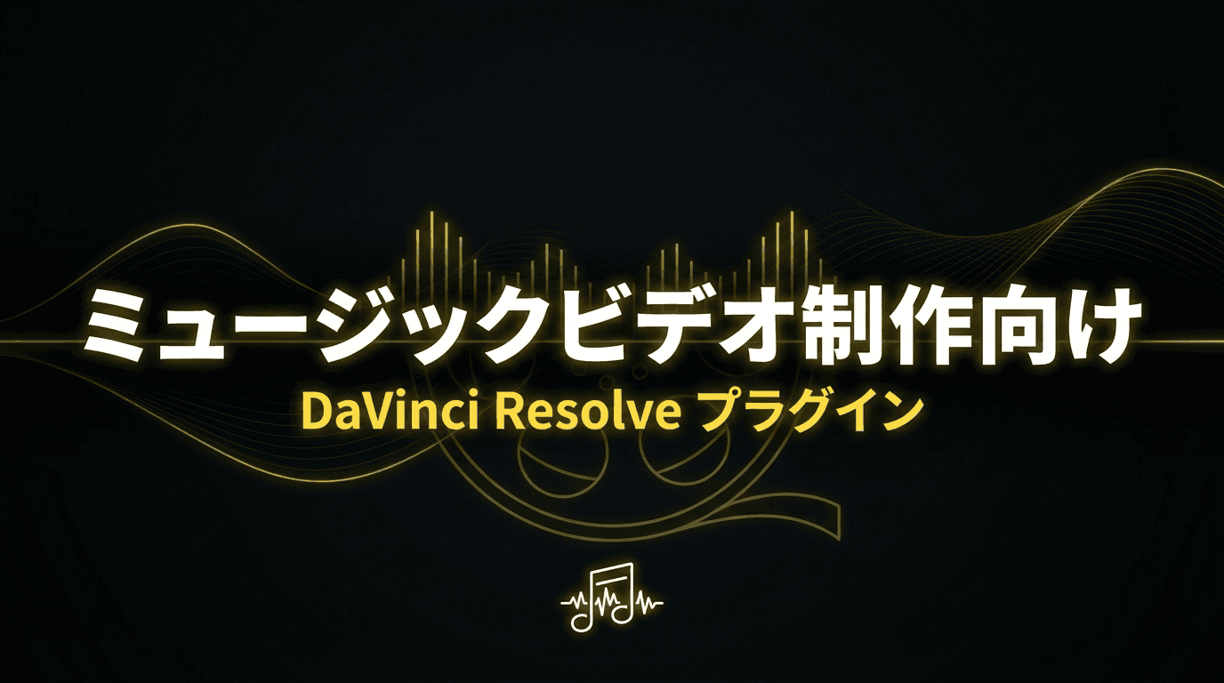 ミュージックビデオ制作向け DaVinci Resolve プラグイン