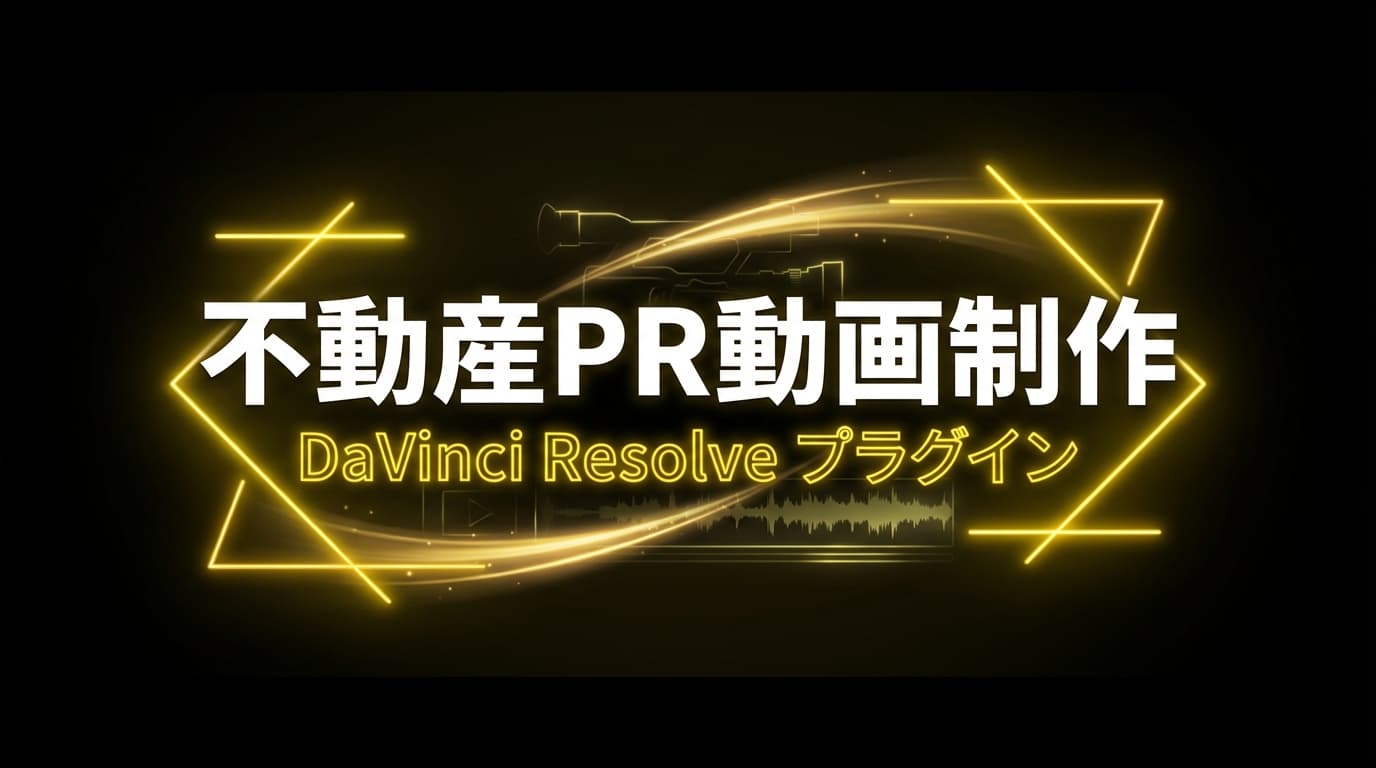 不動産PR動画制作向け DaVinci Resolve プラグイン