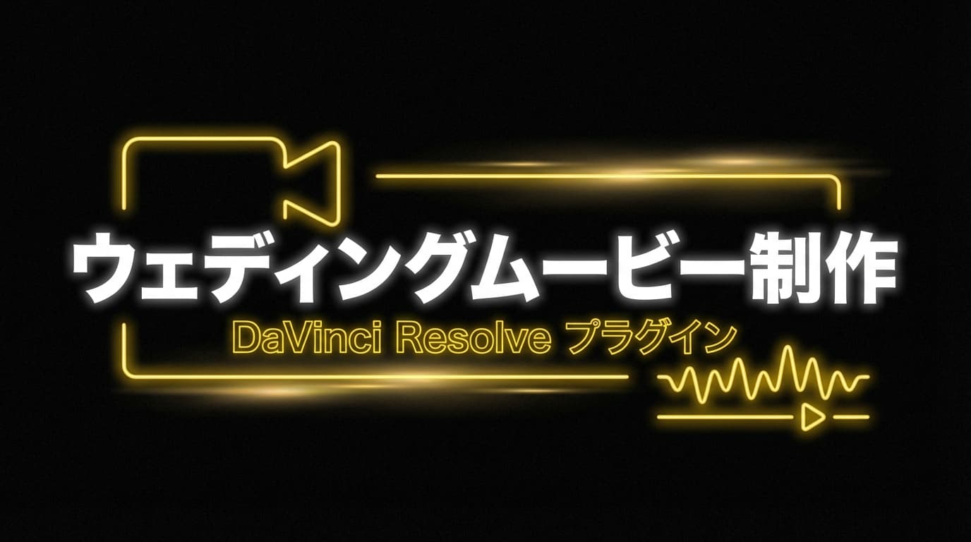 ウェディングムービー制作向け DaVinci Resolve プラグイン