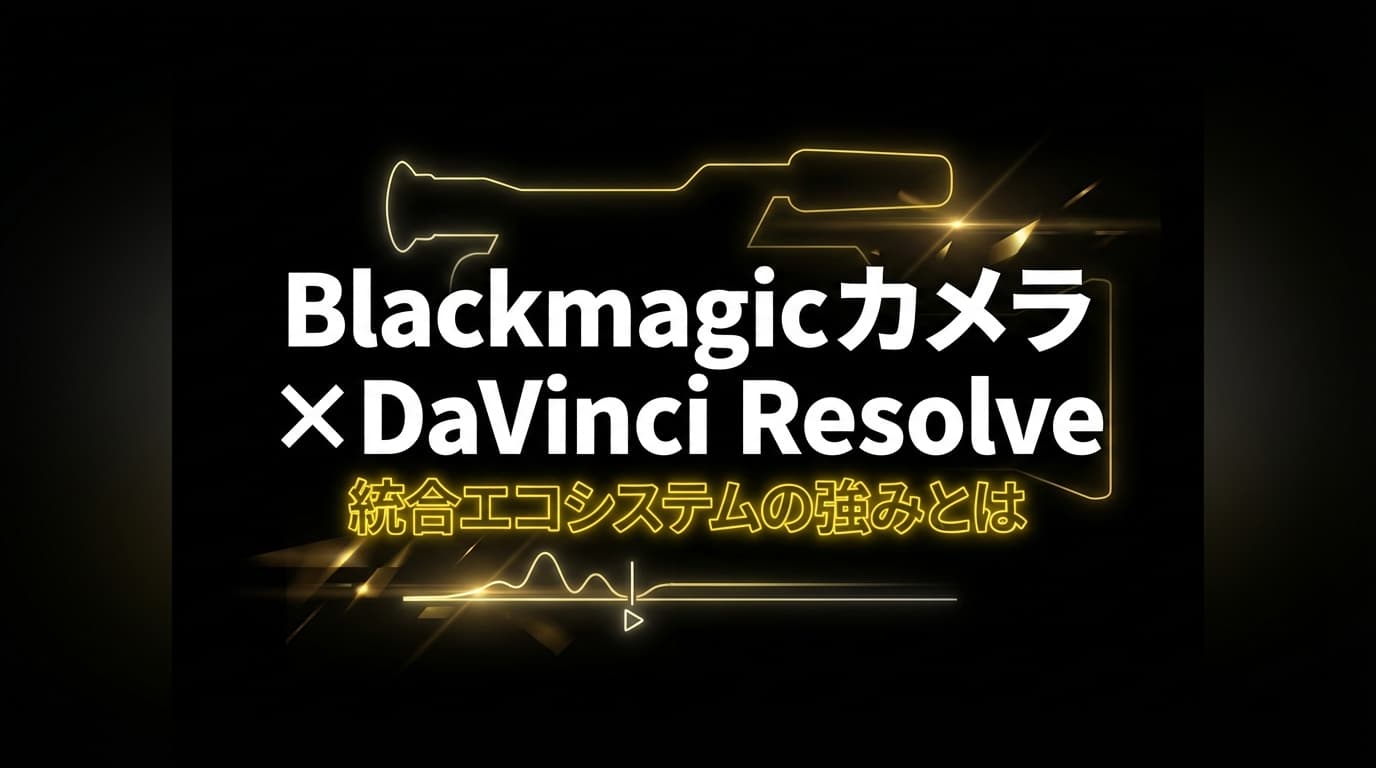 Blackmagicカメラ × DaVinci Resolve ── 統合エコシステムの強みとは