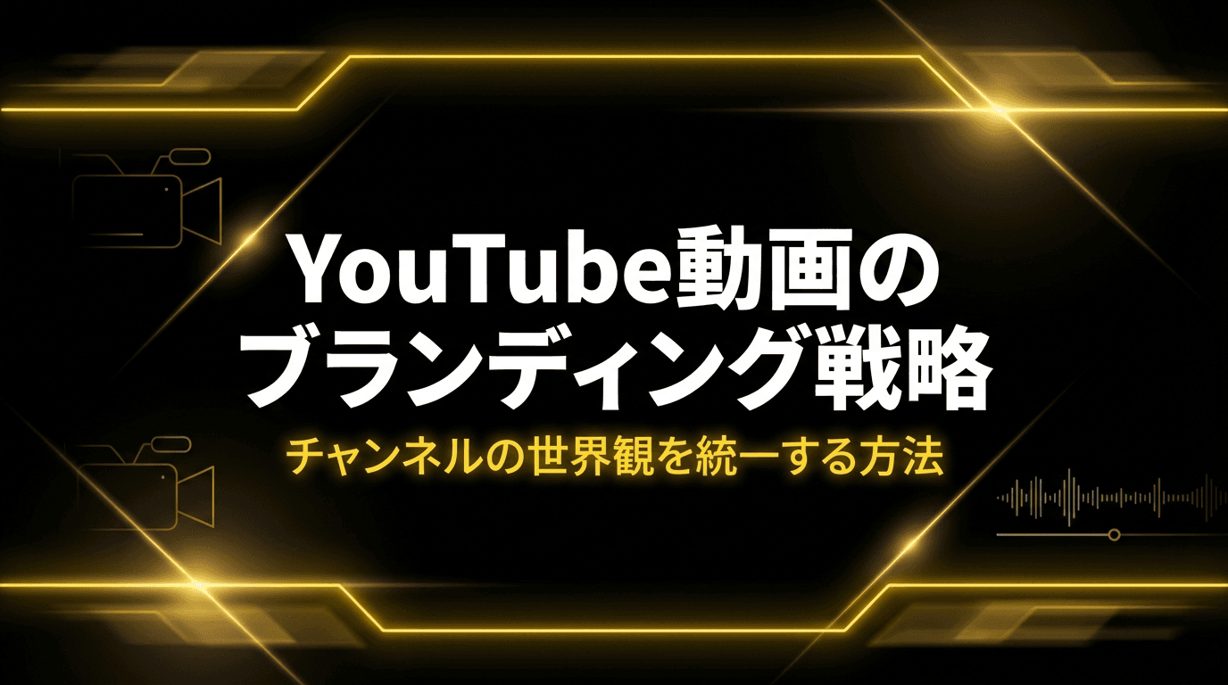 YouTube動画のブランディング戦略|チャンネルの世界観を統一する方法