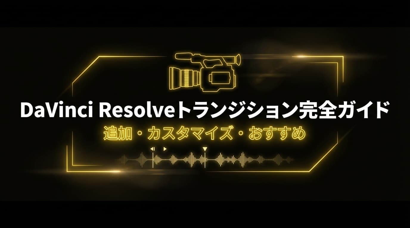 DaVinci Resolve トランジションガイド